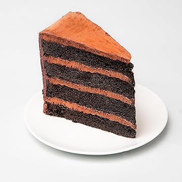 CHOCOLATE FUDGE CAKE SLICE
