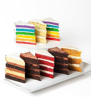 CHOOSE YOUR OWN CAKE SLICE SAMPLER - 8 SLICES